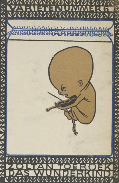Vaudeville-Nummer 6: Zoltan Toeroek, Wunderkind, 1907 von Moritz Jung