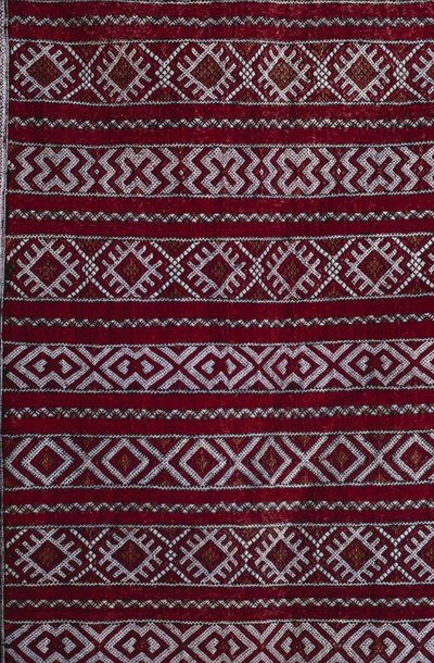 Teppich, Detail (Wolle) von Moroccan School