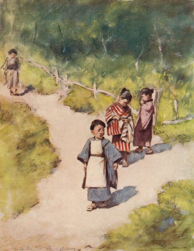 Ein sonniger Spaziergang, ca. 1887, 1901 von Mortimer L Menpes