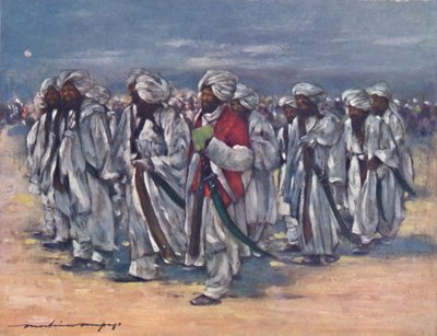 Baluch-Häuptlinge am Durbar-Tag von Mortimer L Menpes