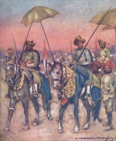 Häuptlinge des Shan-Staates, 1903 von Mortimer L Menpes