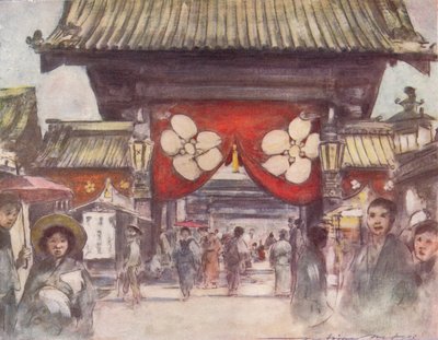 Zum Tempel führend, ca. 1887 von Mortimer L Menpes