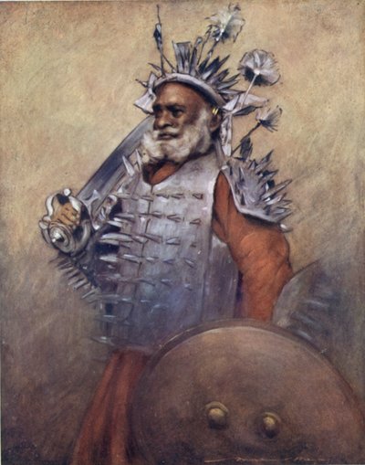 Ein furchterregender Krieger von Rewa von Mortimer Ludington Menpes
