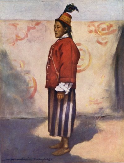 Ein Soldat des Maharaja von Sikkim von Mortimer Ludington Menpes