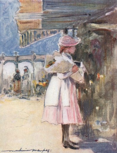 Auf dem Blumenmarkt von Neuilly von Mortimer Ludington Menpes