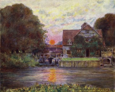 Mapledurham-Mühle von Mortimer Ludington Menpes