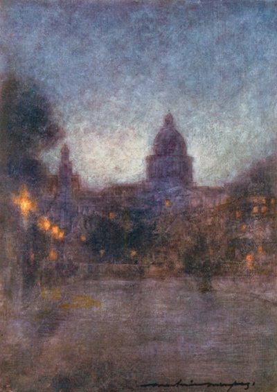 Paris bei Nacht von Mortimer Ludington Menpes