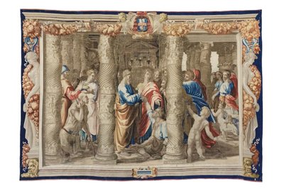 St. Peter heilt den Krüppel von Mortlake Tapestry Manufactory