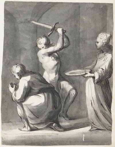 Enthauptung von Johannes dem Täufer von Moses Ter Borch