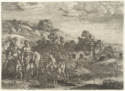 Die Vertreibung von Hagar von Moyses van Wtenbrouck