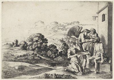 Tobias heilt die Blindheit seines Vaters von Moyses van Wtenbrouck