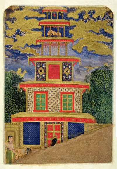 64.351 Rama bittet Lakshmana, Sita im Wald zu verlassen, aus dem Ramayana, 1600 von Mughal School