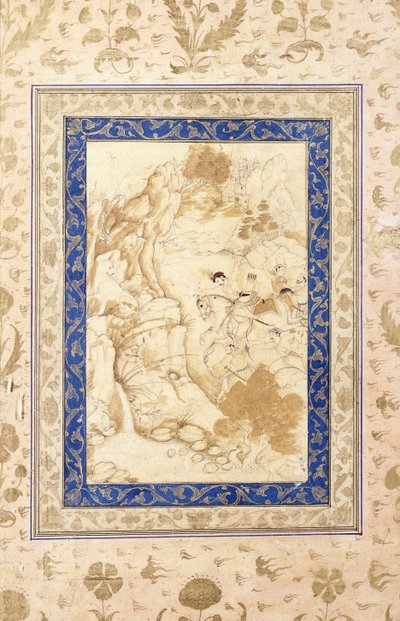 Jagdszene von Mughal School