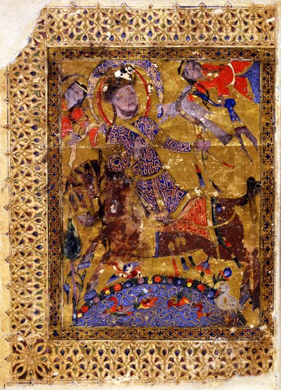 Illustration aus Kitab al-aghani Buch der Lieder von Muhammad ibn Abi Talib al Badri