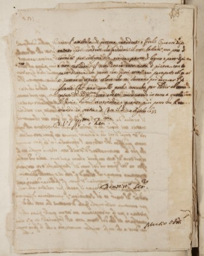 Portfolio von Zeichnungen von Mutio Oddi aus Urbino und anderen, p120, ca. 1635-40 von Muzio Oddi