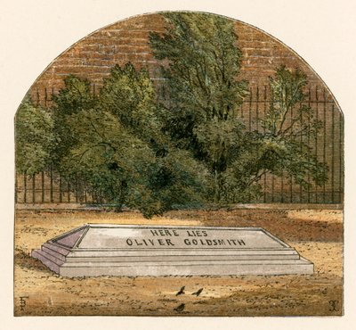 Hier liegt Oliver Goldsmith von Myles Birket Foster