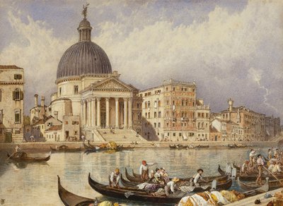 Die Kirche San Simone und San Guida von Myles Birket Foster