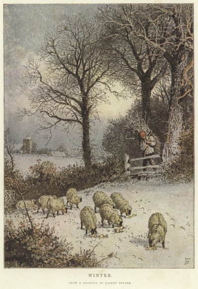Winter von Myles Birket Foster