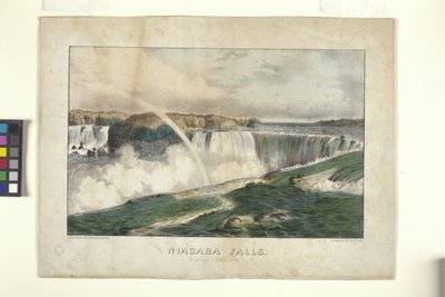 Niagarafälle, von der kanadischen Seite von N. and Ives J.M. (1824 95) Currier