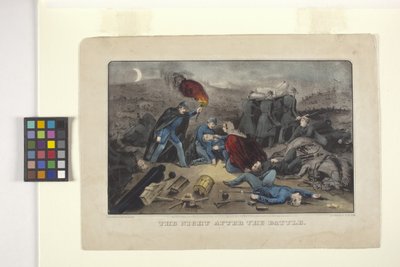 Die Nacht nach der Schlacht von N. and Ives J.M. (1824 95) Currier