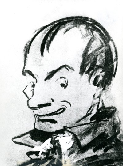 Karikatur von Charles Baudelaire (1821-67) von Nadar