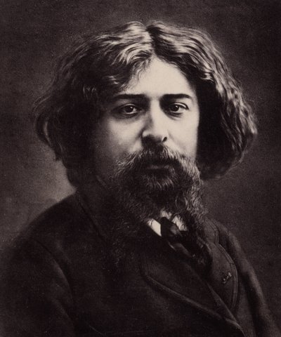 Porträt von Alphonse Daudet (1840-1897), französischer Schriftsteller (Foto) von Nadar