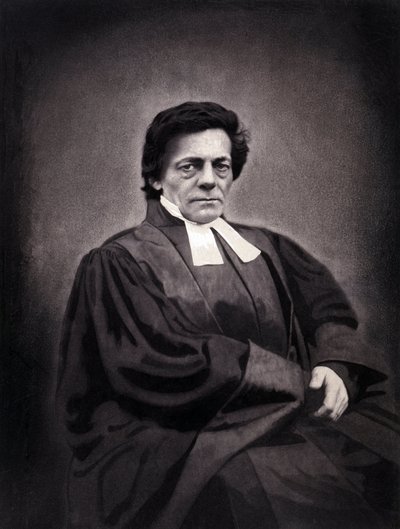Porträt von Alphonse Monod, Pastor schweizerischer Herkunft (1802-1856) von Nadar