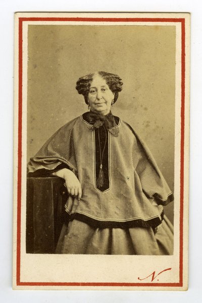 Porträt der Schriftstellerin George Sand (1804-1876) von Nadar