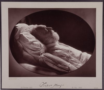 Victor Hugo auf seinem Sterbebett, 22. Mai von Nadar
