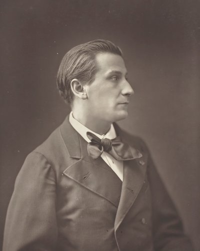 François Coppée französischer Dichter und Romanautor, 1842-1908, ca. 1876 von Nadar