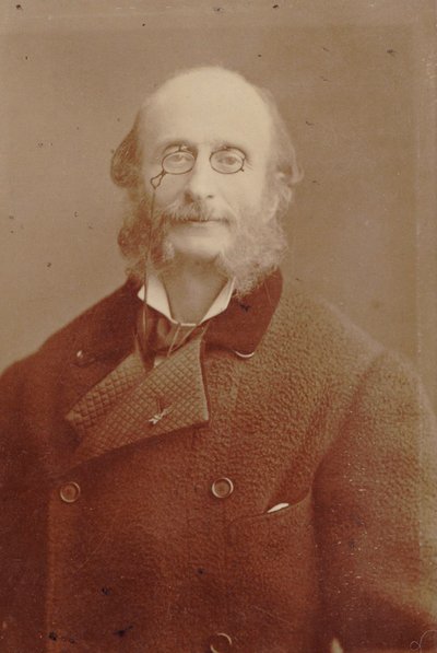 Porträt von Jacques Offenbach, 1819-1880, 1870 von Nadar