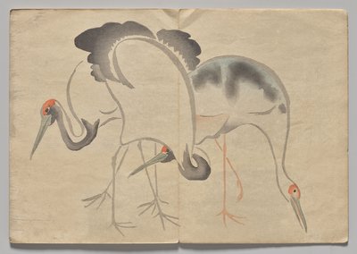 Szene aus dem Kōrin Bilderbuch (Band 2) von Nakamura Hochu