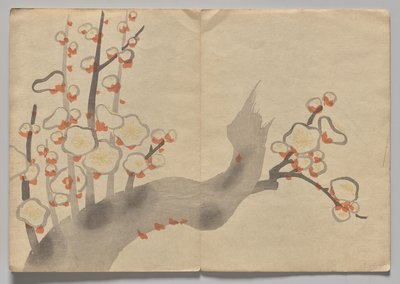 Szene aus dem Kōrin Bilderbuch (Band 2) von Nakamura Hochu