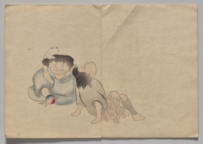 Szene aus dem Kōrin Bilderbuch (Band 2) von Nakamura Hochu