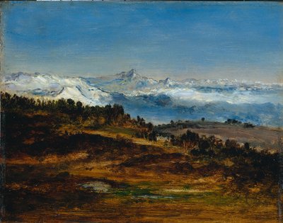 Die Pyrenäen, der Gipfel des Midi de Bigorre, 1871-1872 von Narcisse Diaz de la Pena