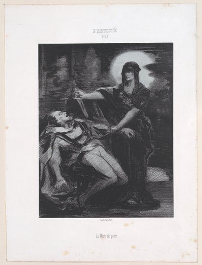 Der Tod vor Angst, 1830-76 von Narcisse Virgile Diaz de la Peña