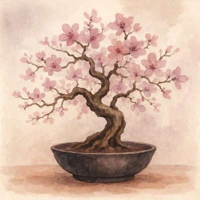 Rosa Kirschbonsai von Natalie Bruns