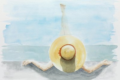 Sommer Tagtraum am Wasser von Natalie Bruns