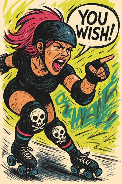 Du wünschst Roller Girl von Natalie Bruns