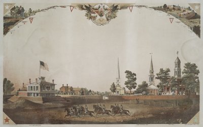 Ansicht des öffentlichen Platzes, Atlanta, Georgia von Nathan B. Abbott