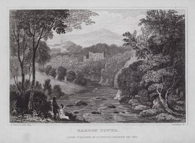 Bardon Tower von Nathaniel (after) Whittock