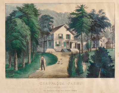 Chappaqua Farm, Westchester County, New York von Nathaniel Currier