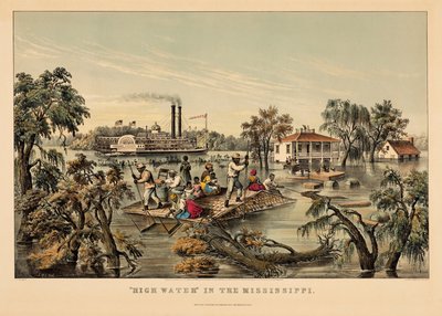„Hochwasser“ am Mississippi von Nathaniel Currier