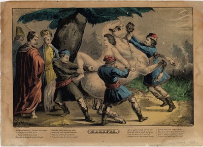 Mazeppa, Platte eins von vier von Nathaniel Currier