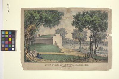 Das Grab von Genl. W. H. Harrison von Nathaniel Currier