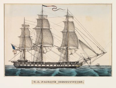 U.S. Fregatte Constitution von Nathaniel Currier