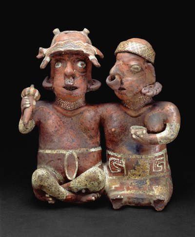 Sitzendes verbundenes Paar, 200 v. Chr. - 300 n. Chr. von Nayarit Nayarit