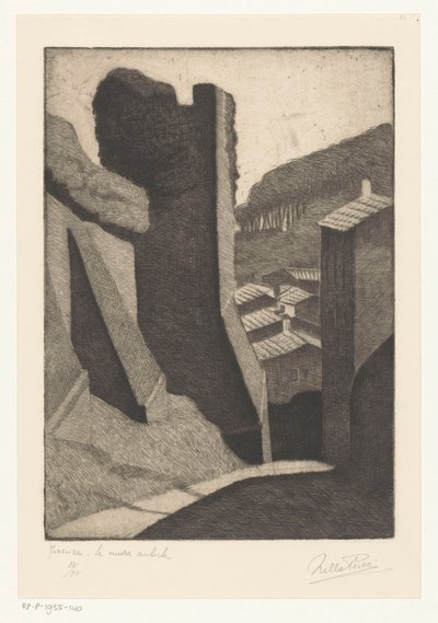 Antike Mauer in Florenz von Nella Pucci