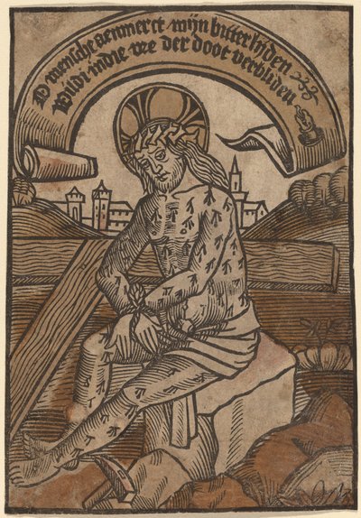 Christus als der Schmerzensmann von Netherlandish 15th Century