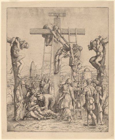 Die Kreuzabnahme von Netherlandish 16th Century after Andrea Mantegna